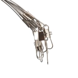 10 Pcs Fishing Wire Trace Stainless Leader Trace With Snap Nylon Coated Stainless Steel Fishing Accessories