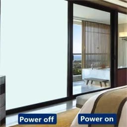 PDLC Smart Glass Window Film Electrochromic Tint Film with Remote Customized Size Switchable Glass Film