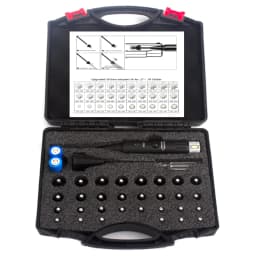 Bore Sight Kit 30Adpaters from .177 .22 to 12GA with Stable Centering Device Boresighter