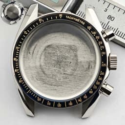 39.7mm Men's Stainless Steel Case Moon Back Cover Case Fits VK63 64 Movement Case Watch Accessories Fit 20mm Strap Function