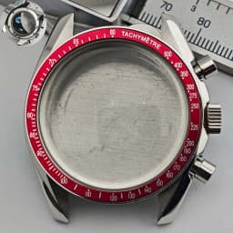 39.7mm Men's Stainless Steel Case Moon Back Cover Case Fits VK63 64 Movement Case Watch Accessories Fit 20mm Strap Function
