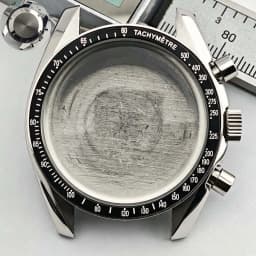 39.7mm Men's Stainless Steel Case Moon Back Cover Case Fits VK63 64 Movement Case Watch Accessories Fit 20mm Strap Function