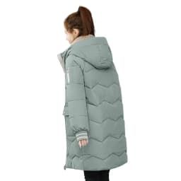 2024 New Women Long Down Cotton Jacket Korean Loose Cotton Coat Winter Thicken Warm Women Parkas Winter Female Hooded Coat