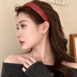 Vintage Leather Sponge Solid Hairband For Women Simple Outside Hair Hold Headband Hair Hoop Hair Band Fashion Hair Accessories