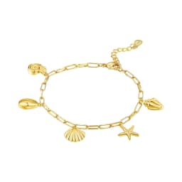 New 925 Sterling Silver Exquisite Golden Starry Bracelet Chain Link Women Bracelet Birthday Festival Jewelry Gifts