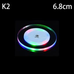 LED Coaster Acrylic Bar Cocktail Flash Base Mats Crystal Ultra-Thin LED Light Coaster For Bar Table Decoration Accessories