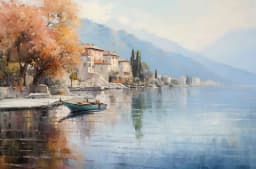 Vintage Countryside Seascape Amalfi Coastal Paris City Street Neutral Landscape Canvas Painting Print Rustic Poster Home Decor