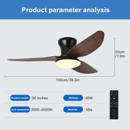 Bedroom Fan Light, Ceiling Fan Light, High Wind Power Ceiling, Dining Room, Living Room, Household Integrated Ceiling, Electric