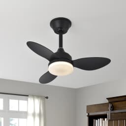Ceiling Fan With Light, 25 Inch/42 Inch/52 Inch Low Profile Ceiling Fan With Remote Control, For Indoor and Covered Outdoor