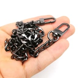 High Quality 40/60/80/100/120cm Double Clasp Snap Clip Handbag Purse Chain Leather Bag Strap Handle Shoulder Replace Repair DIY