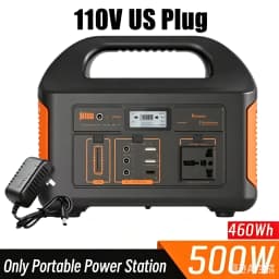 Gaiaray Solar Power Station 500W 300W Solar Generator 460WH 230WH Super Fast Charging APP Control Emergency Power Station for Home Camping Power Outages 110V US Warehouse