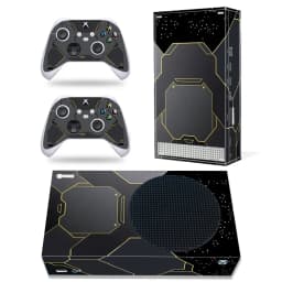 For X-box Series S Console and 2 Controllers Skin Sticker Protective Decal Cover Full Set Killer Design Compatible with XSS Skin