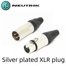 20PCS/lot NEUTRIK XLR connector 10PCS NC3MXX & 10PCS NC3FXX Male et femelle Un ensemble 3 Broches XLR Connecteur avec!