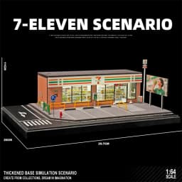 Collector 1/64 Fujiwara Tofu Shop Miniature Scene Model Figurines, Props and Ornaments Small-scale Display Sand Table