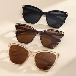 2026 New Model Unisex Fashion Plastic Cat's Eye Frame Sunglasses For Driving Street Photography And Traveling Accessories