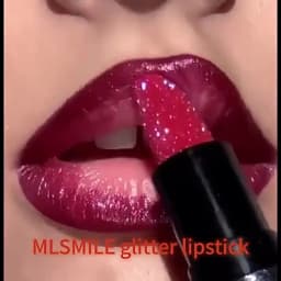 7Colors Glitter Lipstick Waterproof Long Lasting Diamond Pearlescent Metallic Lipstick Black Lipgloss Women Lips Makeup Cosmetic