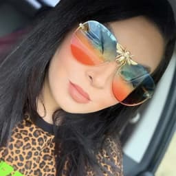 New Luxury Brand Designer Oversized Pilot Big Bee Sunglasses Women For Men Popular Vintage Sun Glasses Punk Metal Eyewear UV400