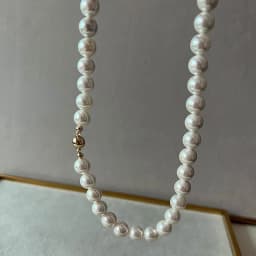 Elegant Classic Jewelry 8-16mm Large Imitation Pearl Necklace for Women 40-135CM Length