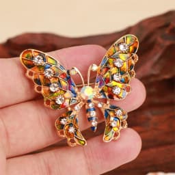 Baroque Luxury Beautiful Butterfly and Insect Design Brooches for Men and Women, Jewelry, Fashion Accessories, and Party Gifts