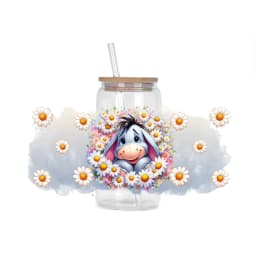 30 Style Watercolor Winnie family UV DTF UVDTF transfer 16oz cup wraps Sticker