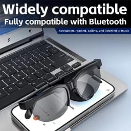 Smart Bluetooth Sunglasses Glasses Call Outdoor Sports Headphones V5.3 HIFI Black Technology Anti-touch UV For Men And Women