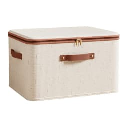 1Pcs Foldable Organizer Storage Box With Lid Large Capacity Dustproof Clothes Organizer Home Closet Multi-functional Organizer