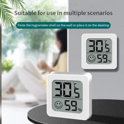 LCD Digital Thermometer Hygrometer Indoor Room Electronic Temperature Humidity Meter Sensor Gauge Weather Station For Home 
