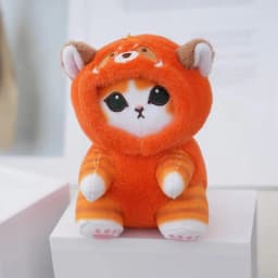 12cm Anime Mofusand Plush Keychain Pendant Bag Pendant Cartoon Cute Little Raccoon Squirrel Panda Plush Doll Sofa Ornaments Gift