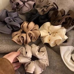 Vintage Solid Large Intestine Twisted Scrunchie For Women Girls Hair Tie Sweet Hair Band Hair Ring Fashion Hair Accessories