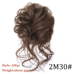 Synthetic Chignon Hair Bun Messy Scrunchie Elastic Band Fake Hair Extension Updo Donut Roller Scrunchie Hair Pieces for Women