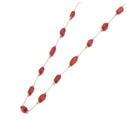 Lokaer Colorful Natural Stone Beads Necklace Bracelet Sets for Women Trendy Bohemia Stainless Steel Handmade Jewelry Tiki N24081