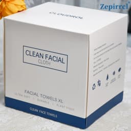 26*30cm Box of Disposable Face Towels, Thickened and Large Size, for Cleansing the Skin, Suitable for All Skin Types, Unisex, 40 Wipes/Box