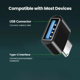 Type C to USB A Adapter 3.0 USB-C OTG Data Connector For Samsung Huawei Xiaomi Cellphone Compute MacBook Pro iPad Mini Notebook