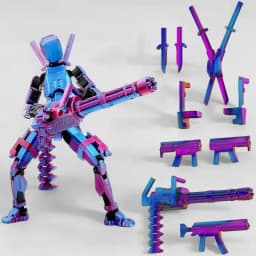 T13 Titan 13 Action Figure Set Robot Action Figure 3D Printed Robo 13 Action Fidget Toys For Collectors Desktop Decorations