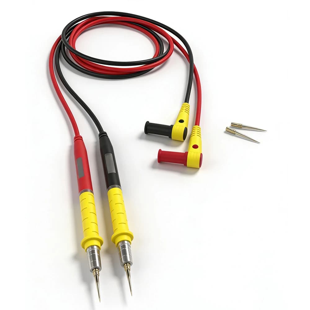 Silicone Multimeter Probe Test Leads Universal Needle Tip Multi Meter Tester Lead Probe Wire Pen Cable Anti Freezing Scalding