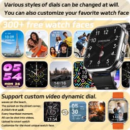 2026 New Smart Watch With Camera Men Women Photos Record Video Health Sports Fitness IP68 Waterproof Call Recording Smartwatches