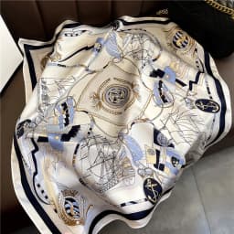 100% Natural Silk Square Scarf Women Bandana Headscarf Scarves Shawls Square Neck Foulard Wraps Cachecol Femme Schals Bufanda