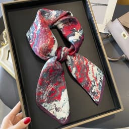 100% Natural Silk Square Scarf Women Bandana Headscarf Scarves Shawls Square Neck Foulard Wraps Cachecol Femme Schals Bufanda
