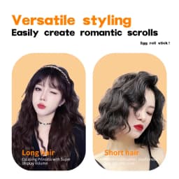 32mm Hair Wave Curling Iron Professional French Egg Roll Hair Curler Corrugated Wavy Styler Fast Heating Volumizing Styling Tool