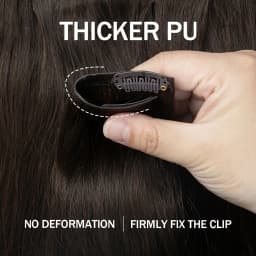 Invisible PU Weft Clip In Extension Human Hair Injected Clip in Hair Weft Machine Remy 12"-24" 7Pcs Silk Straight Clip On Hairs