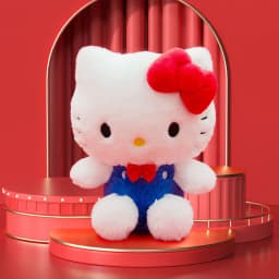 Sanrio Hello Kitty Kuromi Throw Pillow Baby Stuffed Toys Anime Cat Plush Toys Plushie Kids Gifts Children Dolls For Girls Boys