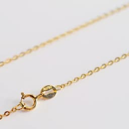 Sinya Hot Sale Promotion 18k Au750 Gold Necklace Clavicle Shine O Chain High Luster Good Quality for Women Ladies Girl DIY Use