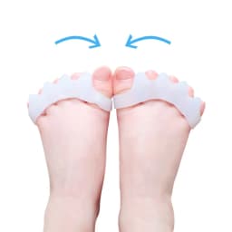 2pcs=1pair New Protective Toes Separator Suitable Bunion Corrector Material Soft Gel Straightener Spacers Stretchers Care Tool