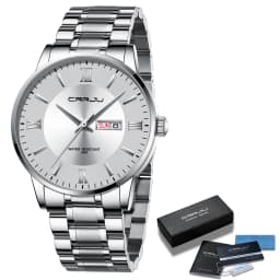 2021 CRRJU Top Brand Luxury Sport Watches Mens Quartz Wristwatch Fashion Watch Men 30ATM Waterproof Date Clock Relogio Masculino