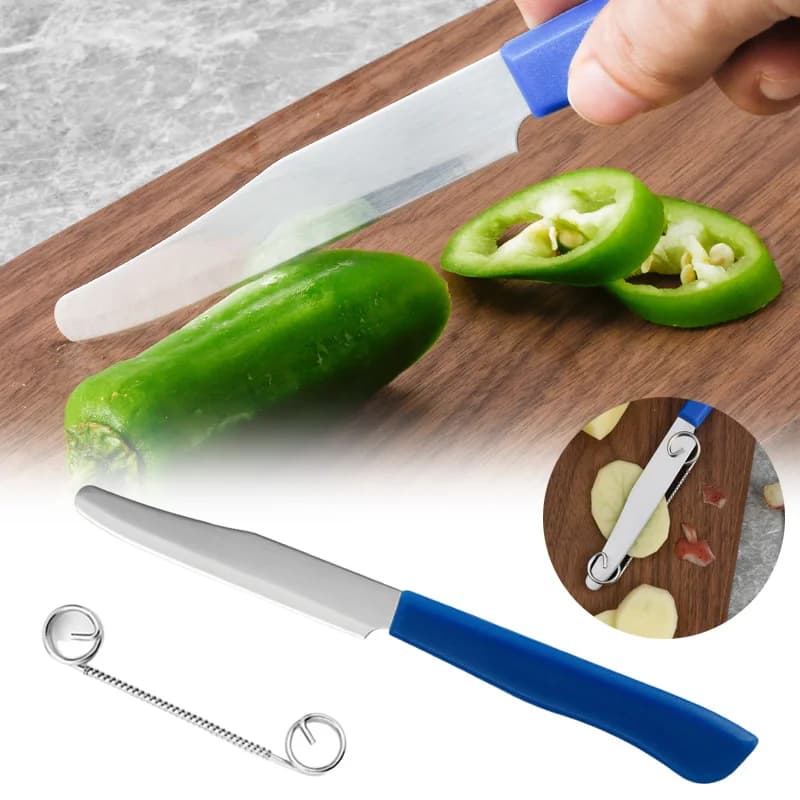 2 in 1 Kitchen Peeler Vegetable Fruit Peelers Quick Slicing Cutter with Spring Potato Shredder Carrot Peeler Kitchen Gadgets