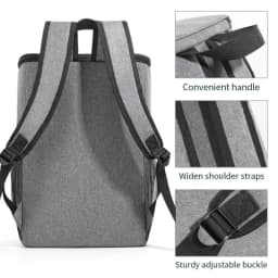 18L Portable Thermal Lunch Bag Food Box Durable Waterproof Cooler Ice Insulated Case Camping Dinner Storage Oxford Backpack