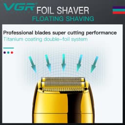 VGR Shaver Professional Razor Electric Shaver Reciprocating Shaving Machine Portable Beard Trimmer Mini Shaver for Men V-399