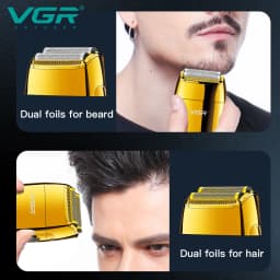 VGR Shaver Professional Razor Electric Shaver Reciprocating Shaving Machine Portable Beard Trimmer Mini Shaver for Men V-399