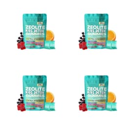 Zeolite Kids Detox Gummies, Support Body Cleansing & Immune Health & Energy & Brain Focus & Calm Mood & Bone Growth,60 Gummies