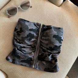 Camouflage Women's Clothing With Chest Pad Y2k Clothes Crop Top Girls Bustier Vest Harajuku Fashion Shoujo Girl Tops Sexy Woman